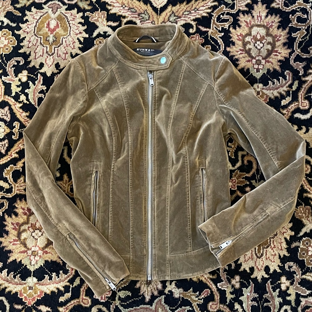 Runway velour jacket